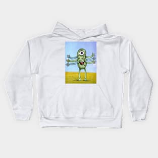 cute monster Kids Hoodie